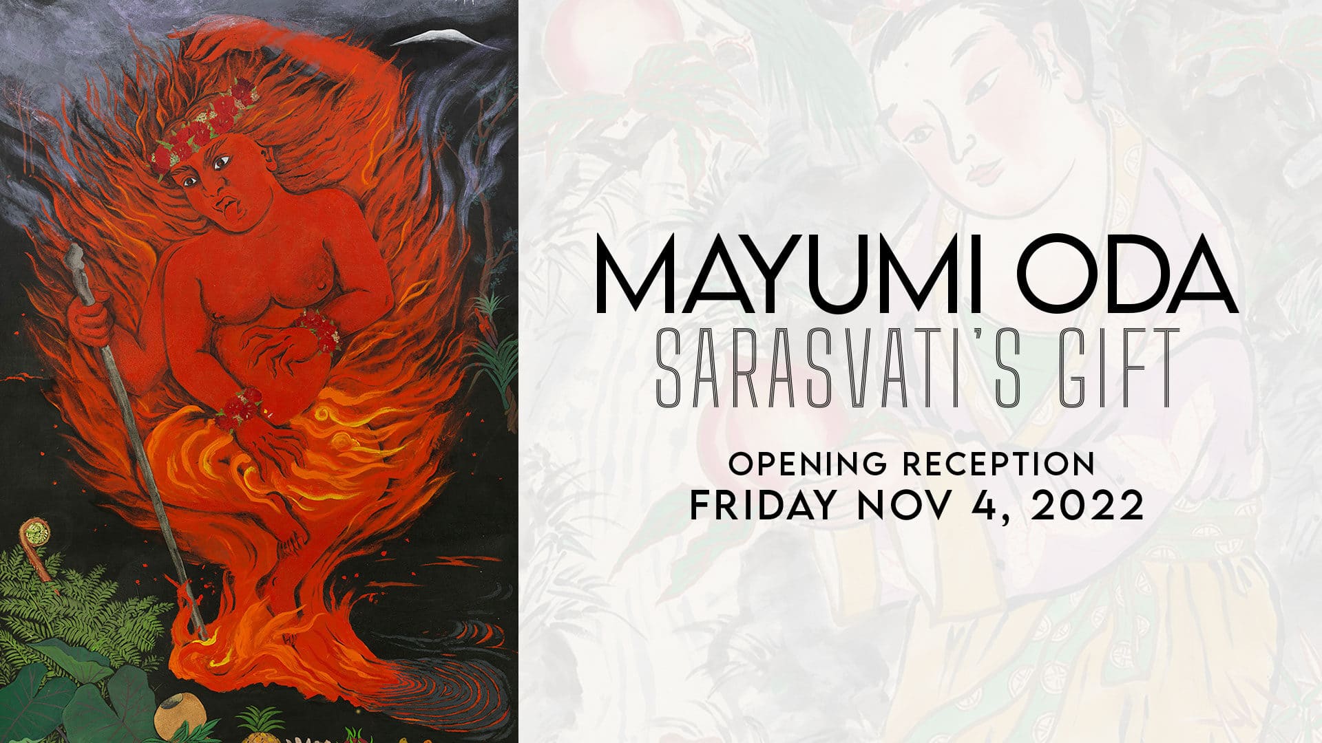 Sarasvati’s Gift: The Art & Life of a Modern Buddhist Revolutionary by Mayumi Oda | Opening Reception