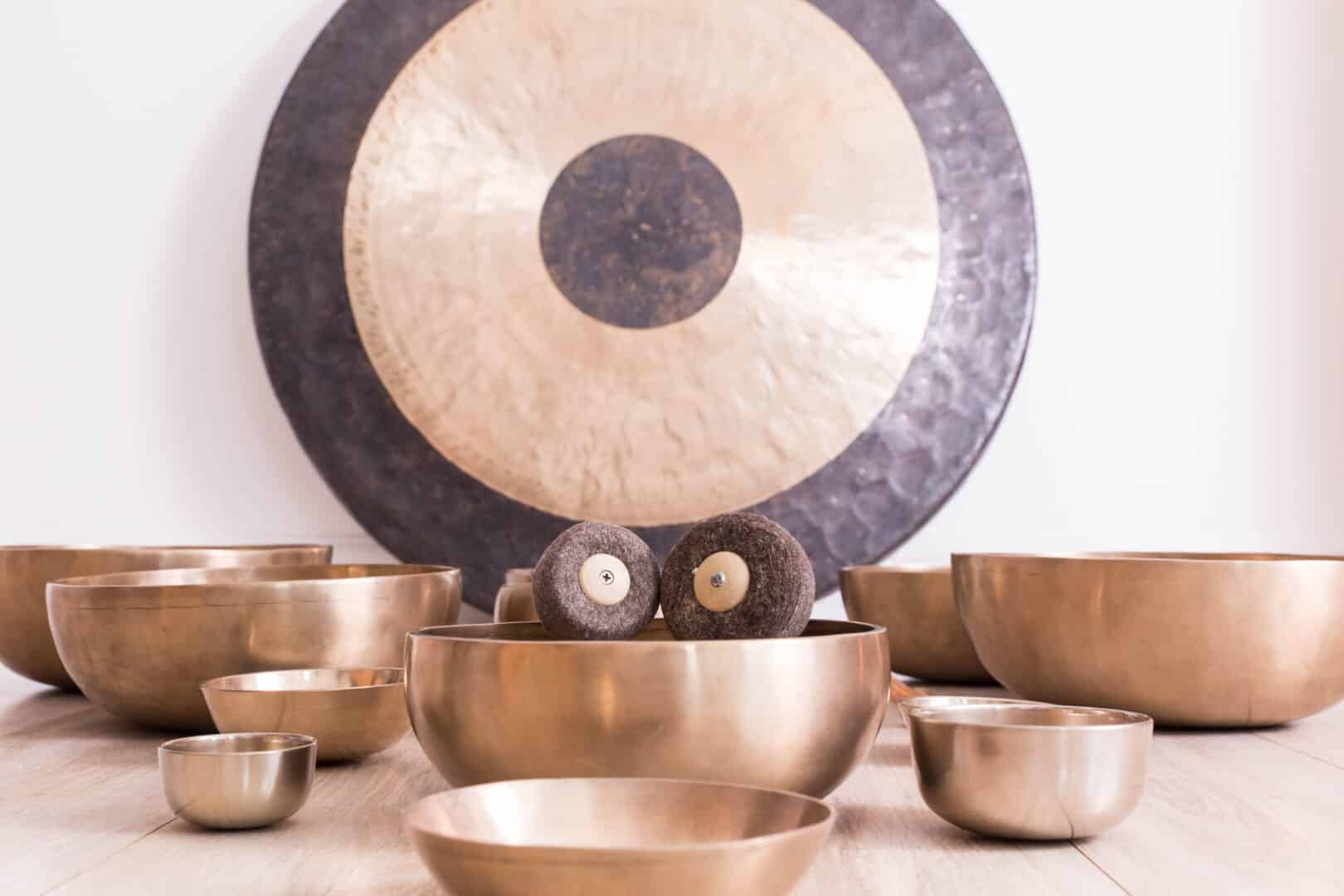 Traditional Tibetan meditation singing bowl for personal ritual