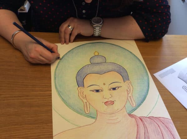 Tibet House US- Drawing the Face of the Buddha with Carmen Mensink