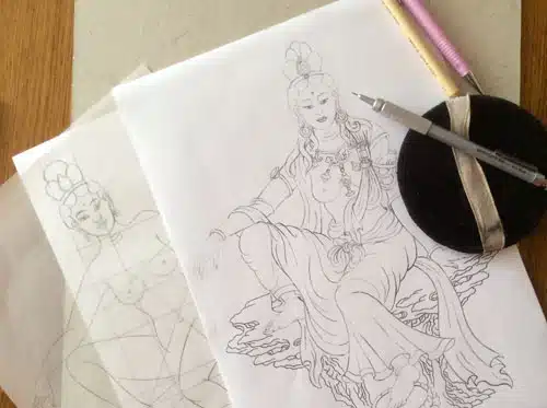 Guan Yin The Bodhisattva of Great Compassion: A Drawing Workshop with Carmen Mensink